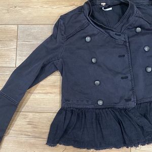 Free people charcoal jacket Size Small